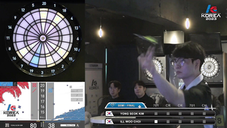 YONG SEOK KIM vs ILL WOO CHOI SEMI-FINAL, 2023 SOFT DARTS PROFESSIONAL TOUR KOREA 5차