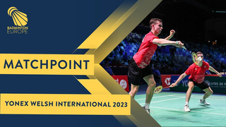 Match point - Geiss / Voelker vs Grimley / Grimley - MD, Final - Welsh Int. 2023