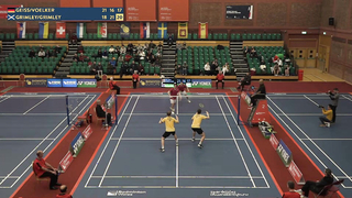 Match point - Geiss / Voelker vs Grimley / Grimley - MD, Final - Welsh Int. 2023