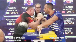 2023 IFA WORLD ARMWRESTLING CHAMPIONSHIPS 95 KG RIGHT HAND SENIOR MEN
