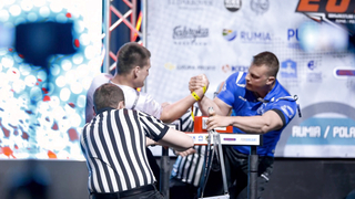 Right hand elimination - IFA EUROPEAN ARMWRESTLING CHAMPIONSHIP 2022