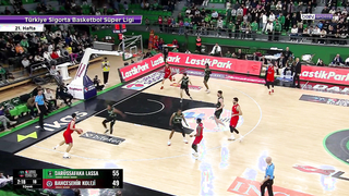 Darüşşafaka Lassa (68-75) Bahçeşehir Koleji - Türkiye Sigorta Basketbol Süper Ligi - 2023/24