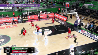 Darüşşafaka Lassa (68-75) Bahçeşehir Koleji - Türkiye Sigorta Basketbol Süper Ligi - 2023/24