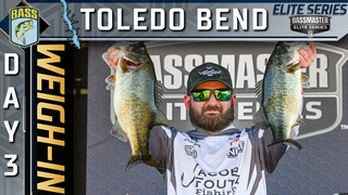 ELITE: Day 3 weigh-in at Toledo Bend