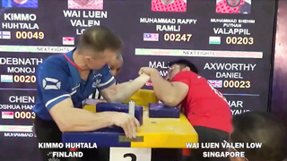 2023 IFA WORLD ARMWRESTLING CHAMPIONSHIPS 63 KG LEFT HAND SENIOR MEN