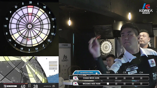 CHAN WOO AHN vs WOONG HEE HAN QUARTER-FINAL, 2023 SOFT DARTS PROFESSIONAL TOUR KOREA 5차