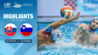 Slovakia vs. Slovenia Highlights | Classifications | European Water Polo Championships 2024