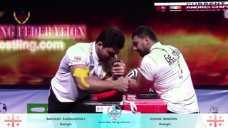 Men 100 kg Left World Armwrestling Championship 2023