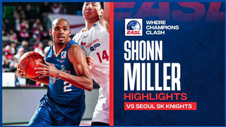 Game Highlights: Meralco Bolts' Shonn Miller 23 Points vs. Seoul SK Knights