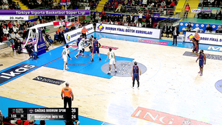 Çağdaş Bodrumspor (87-76) Bursaspor İnfo Yatırım - Türkiye Sigorta Basketbol Süper Ligi - 2023/24