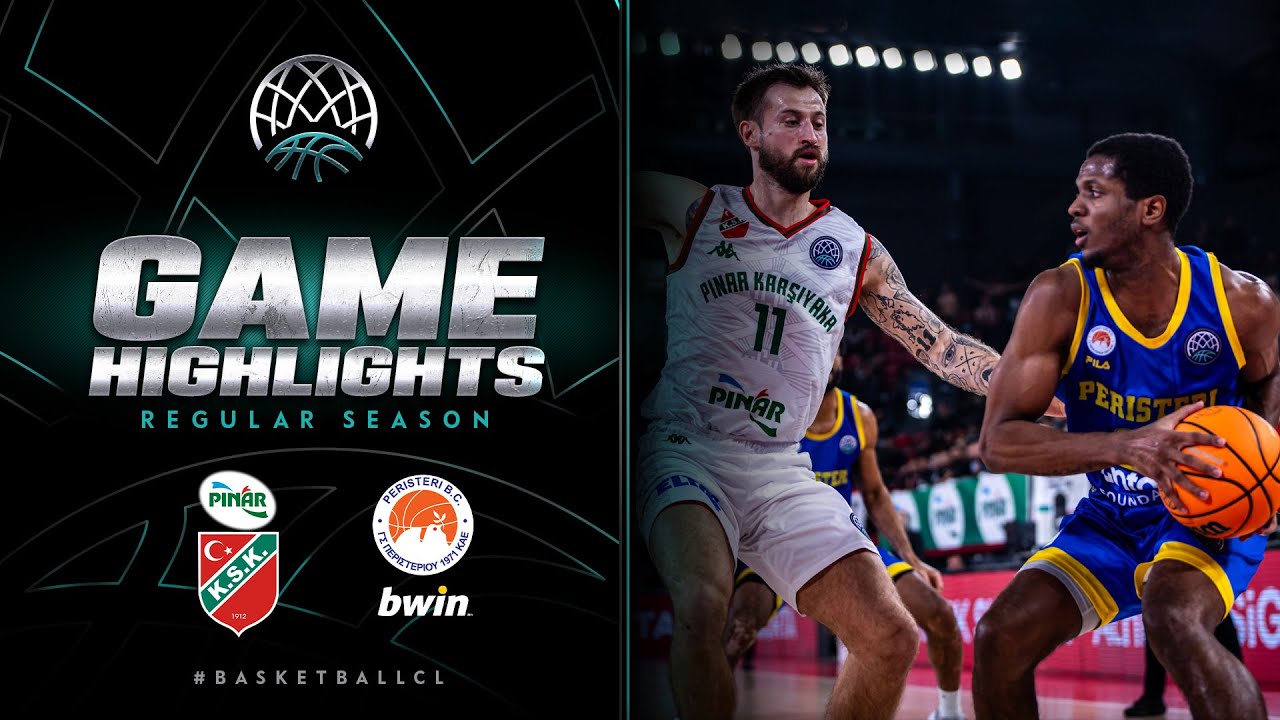 Pinar Karsiyaka v Peristeri bwin | Gameday 3 | Highlights | #BasketballCL 2023-24