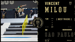 Vincent Milou's 2nd Place Finish - 2023 SLS Super Crown | Best Tricks