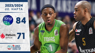 TOFAŞ (84-71) Aliağa Petkimspor - Turkish Insurance Basketball Super League - 2023/24