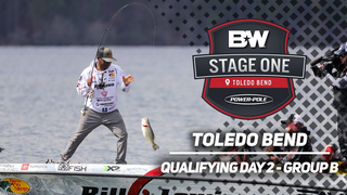 Bass Pro Tour | Stage One | Toledo Bend | Qualifying Day 2 - Group B Highlights