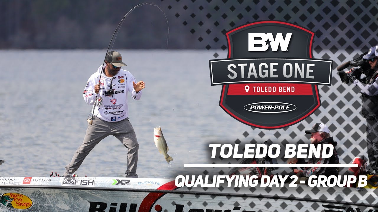 Bass Pro Tour | Stage One | Toledo Bend | Qualifying Day 2 - Group B Highlights