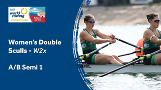 2023 World Rowing Championships -Women's Double Sculls - Semifinal A/B 1 - Olympic Qualification