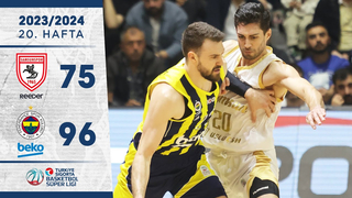 Reeder Samsunspor (75-96) Fenerbahçe Beko - Turkish Insurance Basketball Super League - 2023/24