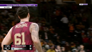 Galatasaray Ekmas (92-95) Anadolu Efes - Türkiye Sigorta Basketbol Süper Ligi - 2023/24