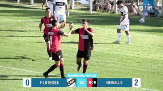 PLATENSE 0 - 2 NEWELL'S | Match Summary | #CopaProyección Sur Finanzas 2024