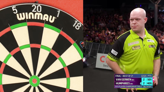 NINE DARTER! Michael van Gerwen v Luke Humphries - 2023 Players Championship Finals