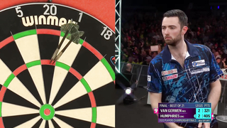 NINE DARTER! Michael van Gerwen v Luke Humphries - 2023 Players Championship Finals