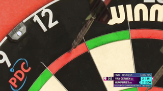 NINE DARTER! Michael van Gerwen v Luke Humphries - 2023 Players Championship Finals