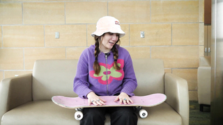 Setups: Brighton Zeuner’s Dipped-in Pink Frog Skateboard