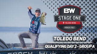 Bass Pro Tour | Stage One | Toledo Bend | Qualifying Day 2 - Group A Highlights