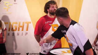 'Achilles' faces 'Monkey Wrench' in BRUTAL SlapFIGHT