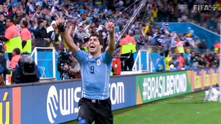 Luis Suarez's Game Winning Goal v England | 2014 FIFA World Cup