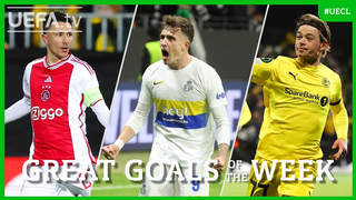 #UECL Great Goals Play-Off 2nd leg | Berghuis, Bakambu, Puertas