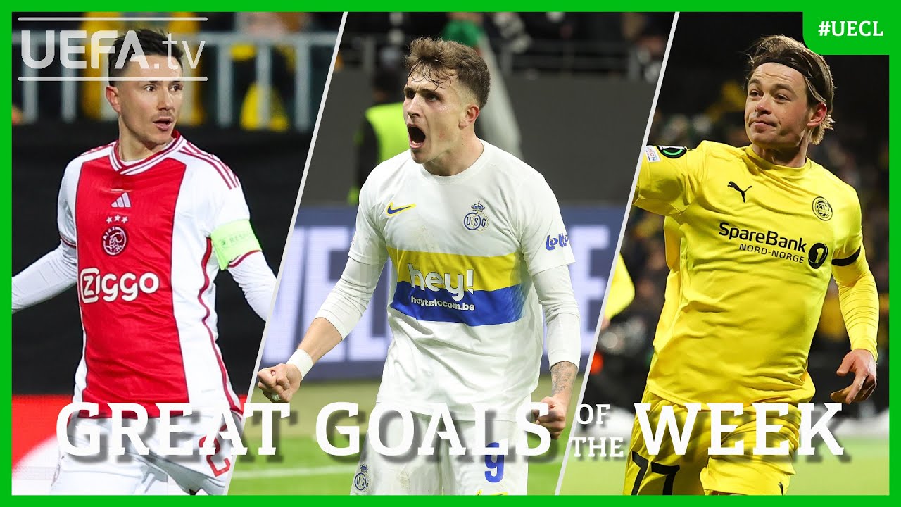 #UECL Great Goals Play-Off 2nd leg | Berghuis, Bakambu, Puertas
