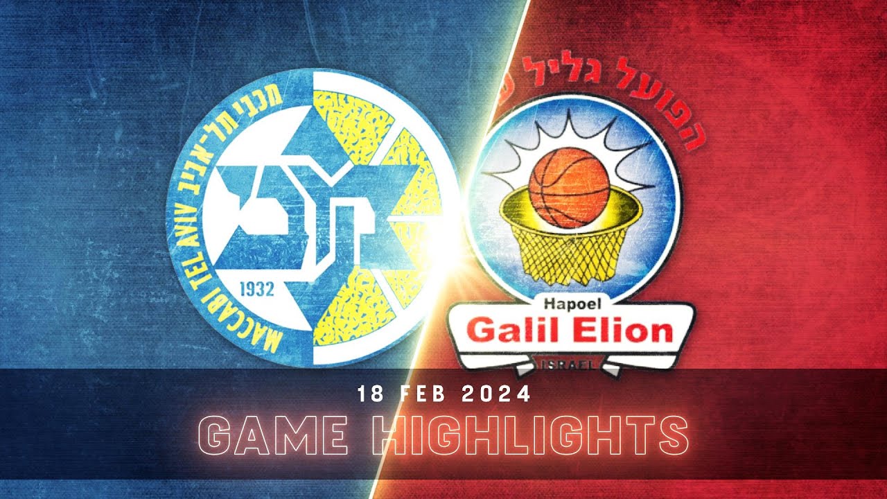 All the goals: Maccabi Tel Aviv vs. Hapoel Upper Galilee