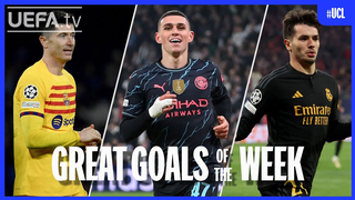 #UCL Great Goals Round of 16 1st leg | Lewandowski, Foden, Brahim...