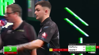 NINE DARTER! Ryan Searle v Nathan Rafferty - 2023 Mr Vegas Grand Slam of Darts