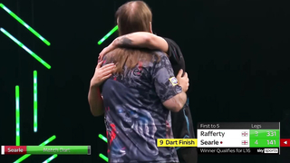 NINE DARTER! Ryan Searle v Nathan Rafferty - 2023 Mr Vegas Grand Slam of Darts