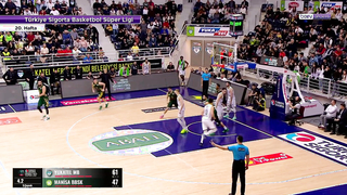 Yukatel Merkezefendi BB (82-68) Manisa BB - Türkiye Sigorta Basketbol Süper Ligi - 2023/24