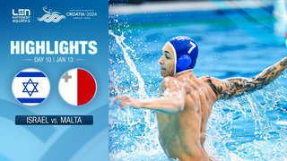 Israel vs. Malta Highlights | Classifications | European Water Polo Championships 2024