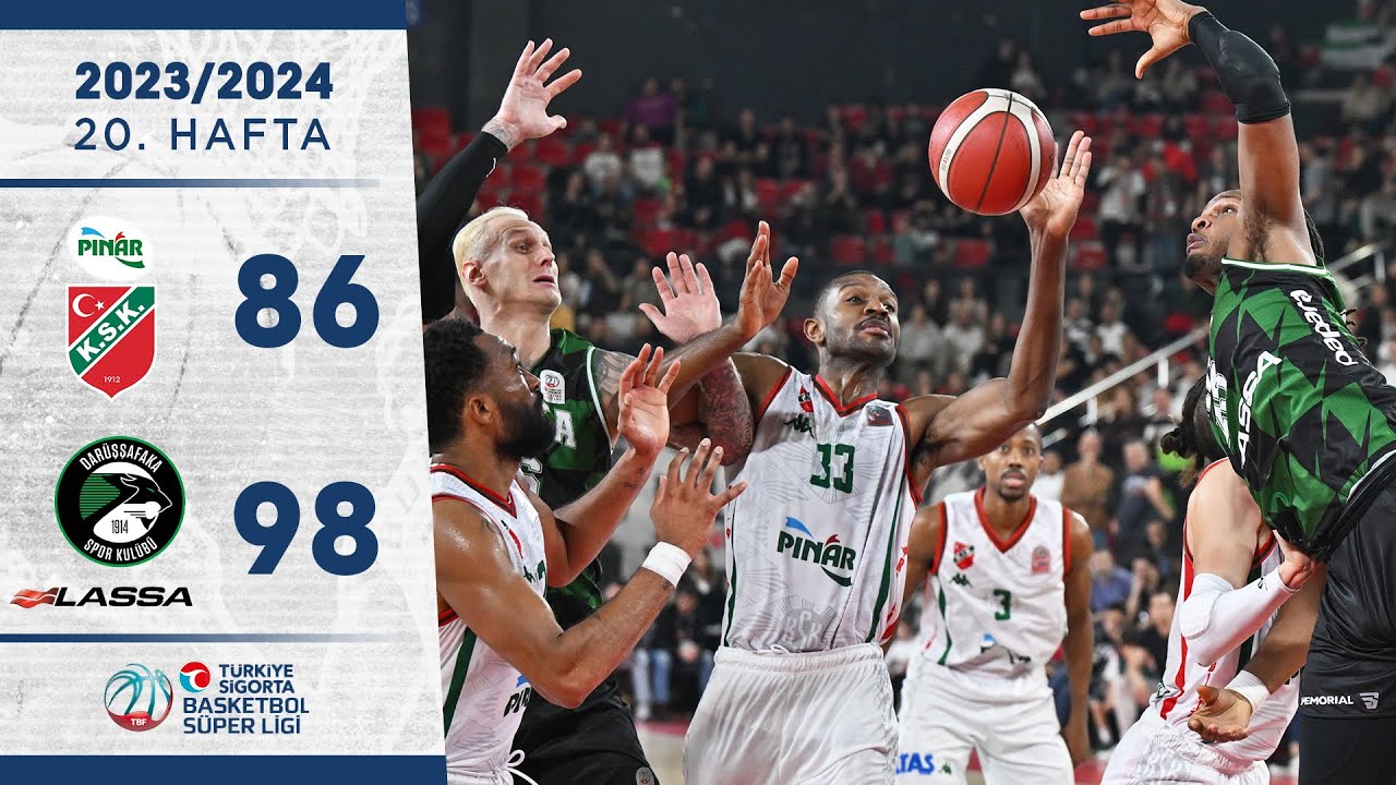 ınar Karşıyaka faced Darüşşafaka Lassa in a match of the Turkish Insurance Basketball Super League for the 2023/24 season. Darüşşafaka Lassa emerged victorious with a score of 98-86.