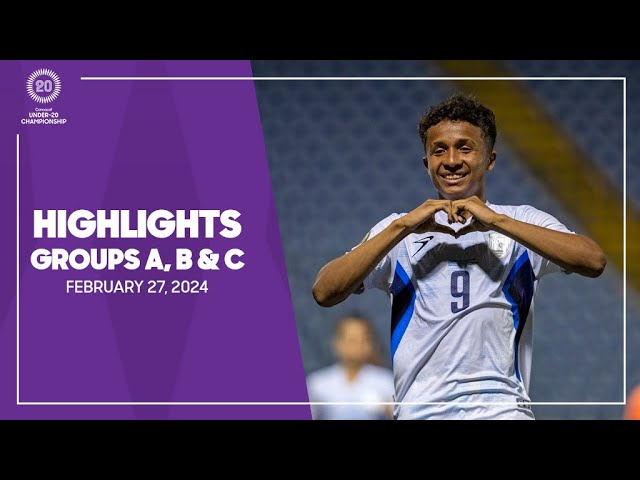Men’s Under-20 Qualifiers | Matchday 5 Groups A, B & C
