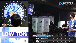 【MIN SEOK CHOI vs BONG WOO KIM】 SEMI FINAL, 2022 SOFT DARTS PROFESSIONAL TOUR KOREA 6차