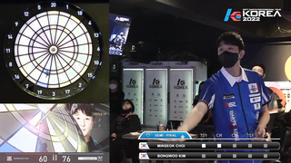 【MIN SEOK CHOI vs BONG WOO KIM】 SEMI FINAL, 2022 SOFT DARTS PROFESSIONAL TOUR KOREA 6차