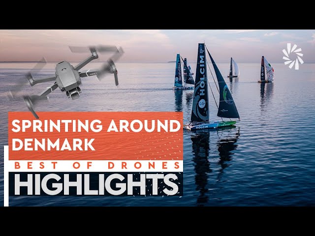 Stunning Footage On The Sprint To The Hague | Best of Drones | Leg 6 | The Ocean Race