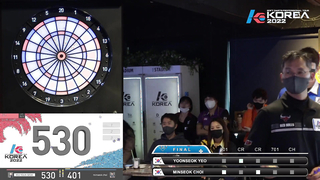 YOON SEOK YEO vs MIN SEOK CHO FINAL, 2022 SOFT DARTS PROFESSIONAL TOUR KOREA 5차