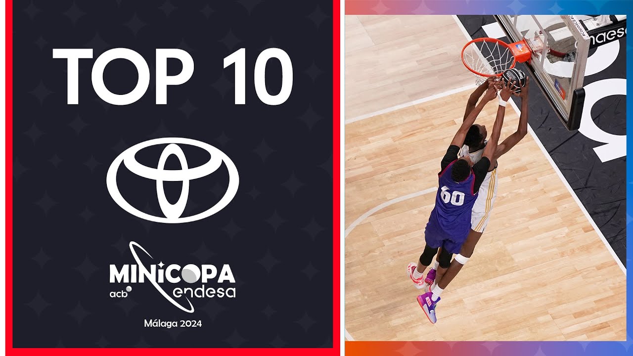 Mohamed Dabone shines in the Top 10 Toyota of the Minicopa Endesa 2024 | Minicopa Endesa Málaga 2024