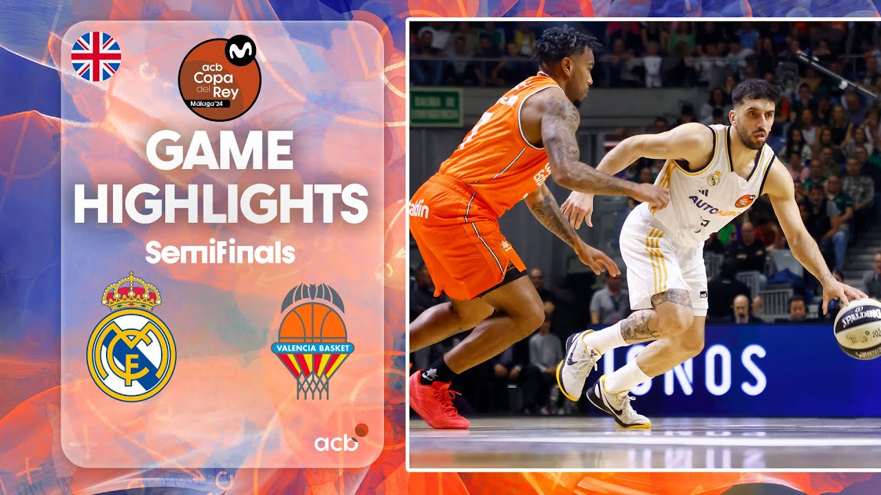 Real Madrid - Valencia Basket (95-76) HIGHLIGHTS | Copa del Rey Málaga 2024
