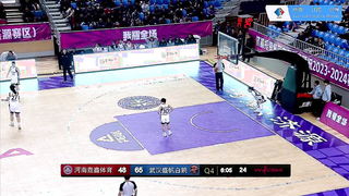 Exciting moments as Henan faces off against Wuhan Shengfan Baihe in women's basketball action.