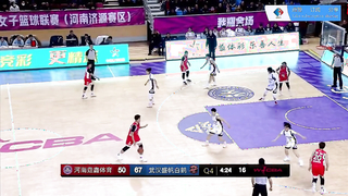 Exciting moments as Henan faces off against Wuhan Shengfan Baihe in women's basketball action.