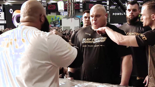 Craziest Slap Fight EVER! Zales vs. Da Crazy Hawaiian | Slap Fighting Championship