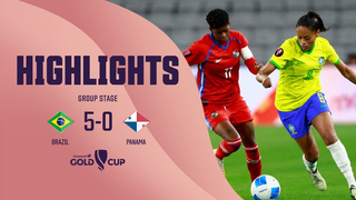 W GOLD CUP Group Stage | Brazil 5-0 Panama